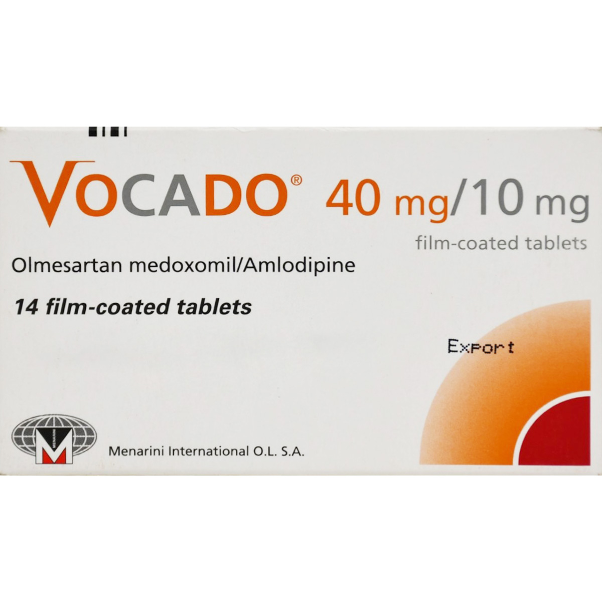 Vocado 40mg/10mg 14 Film Coated Tablets image number 0