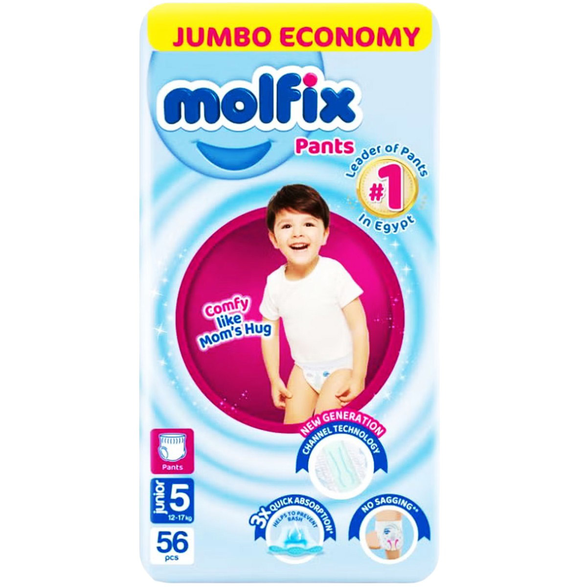 Molfix Pants (5) Junior 12&ndash;17kg 56 Pieces image number 0