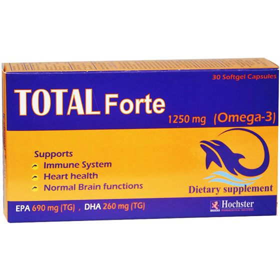 Total Forte 1250mg ( Omega 3 ) 30 capsules image number 0
