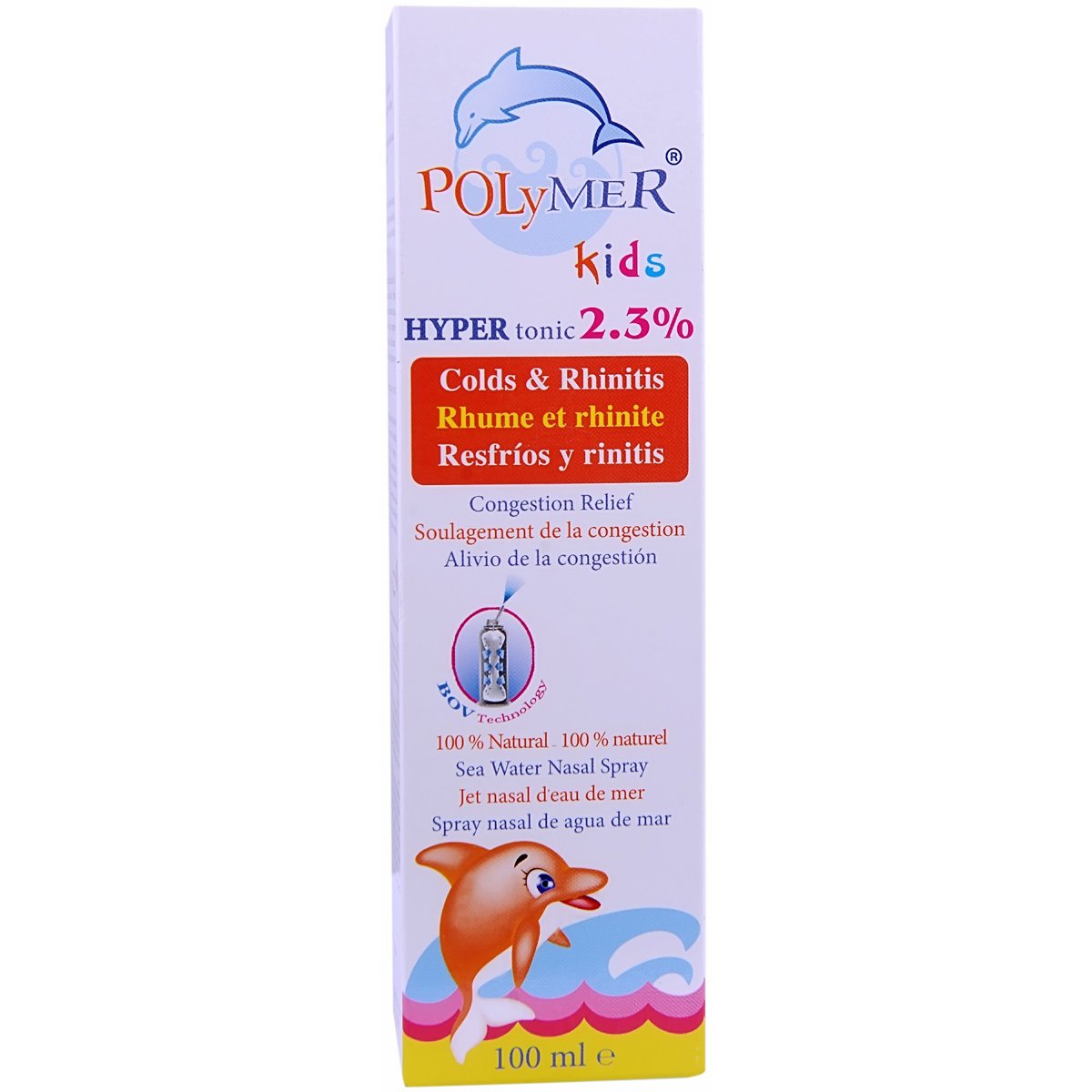 Polymer Kids (Hyper Tonic2.3%) 100m Nasal Spray image number 0