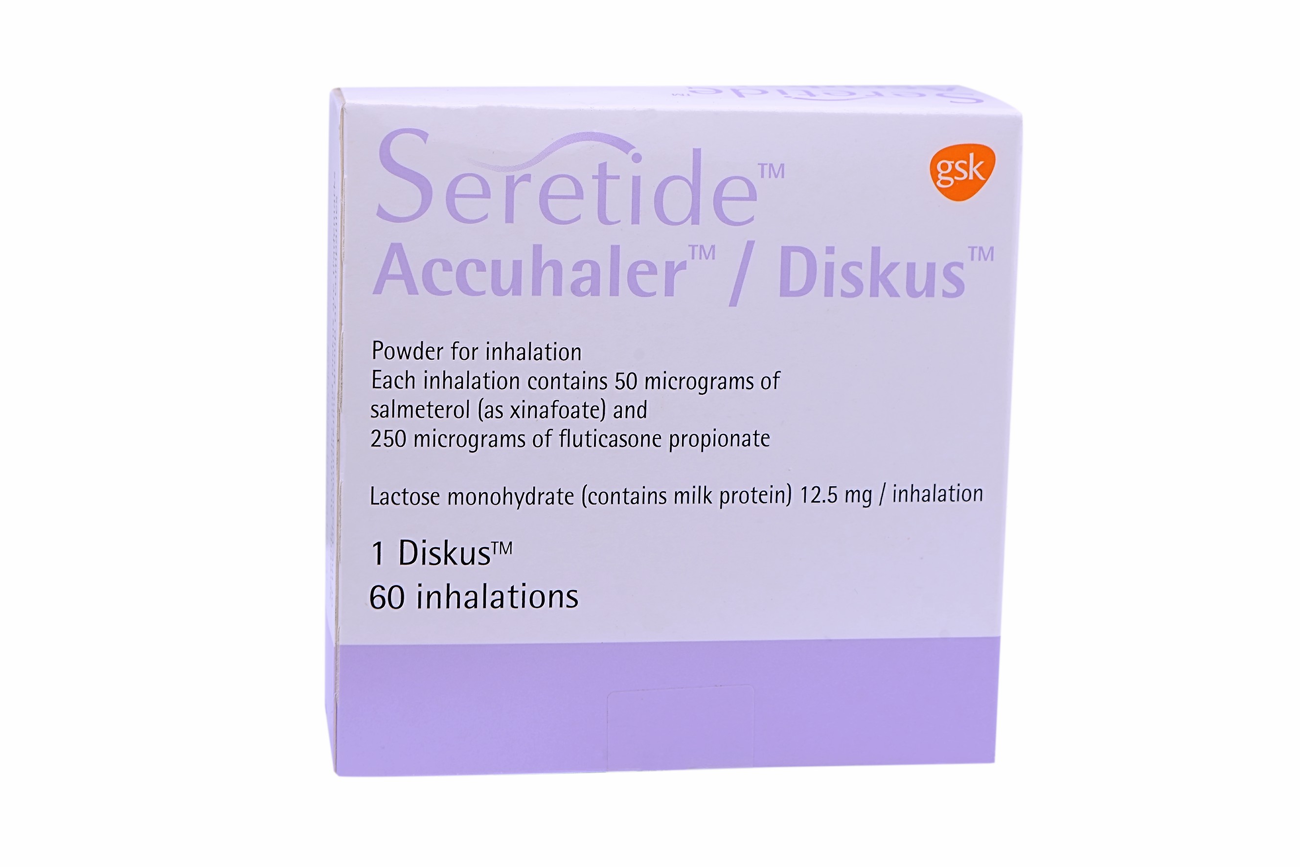 Seretide 50/250mcg 60Dose Diskus image number 0