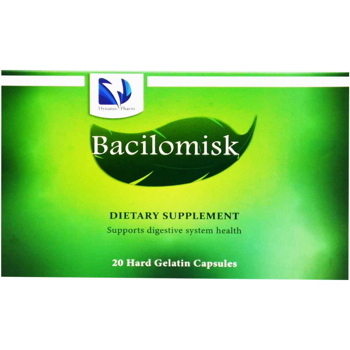 Bacilomisk 20 Hard Gelatin Capsules image number 0