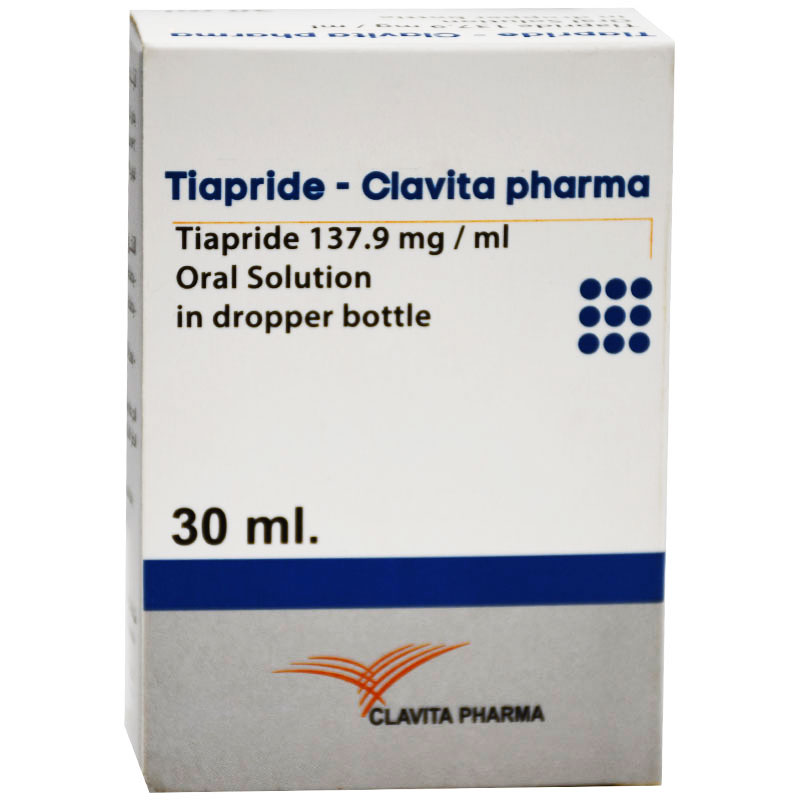 Tiapride Clavita Pharma 137.9mg Oral Solution 30ml image number 0