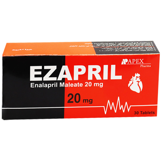 Ezapril 20mg 30 Tablets image number 0