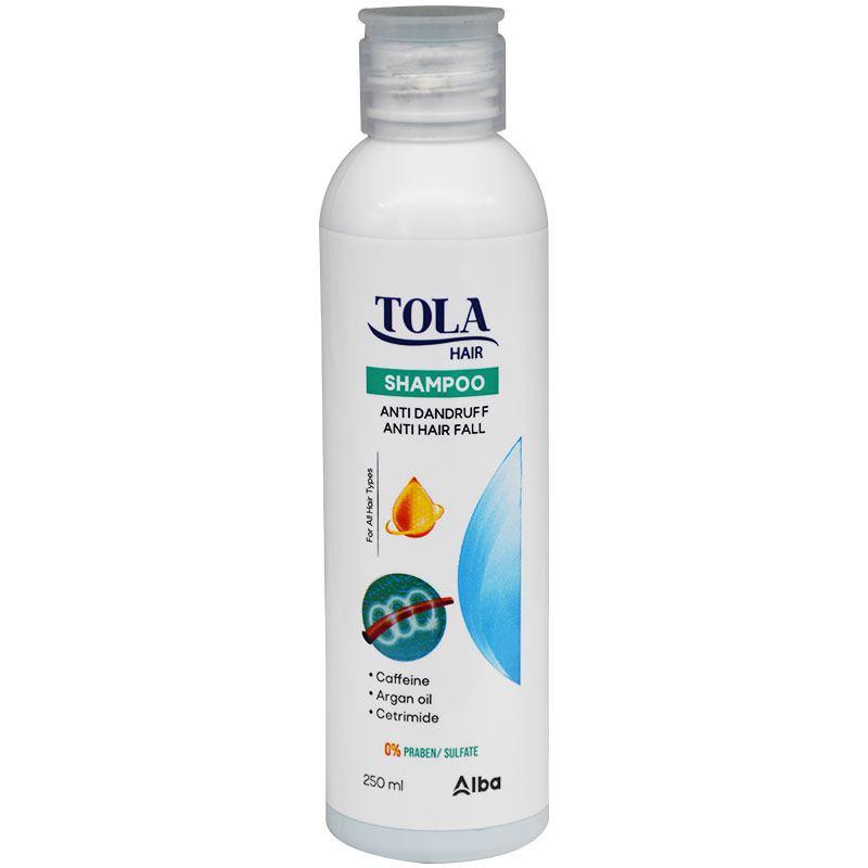 Tola Anti Dandraff Shampoo For All Hair Types 250ml image number 0