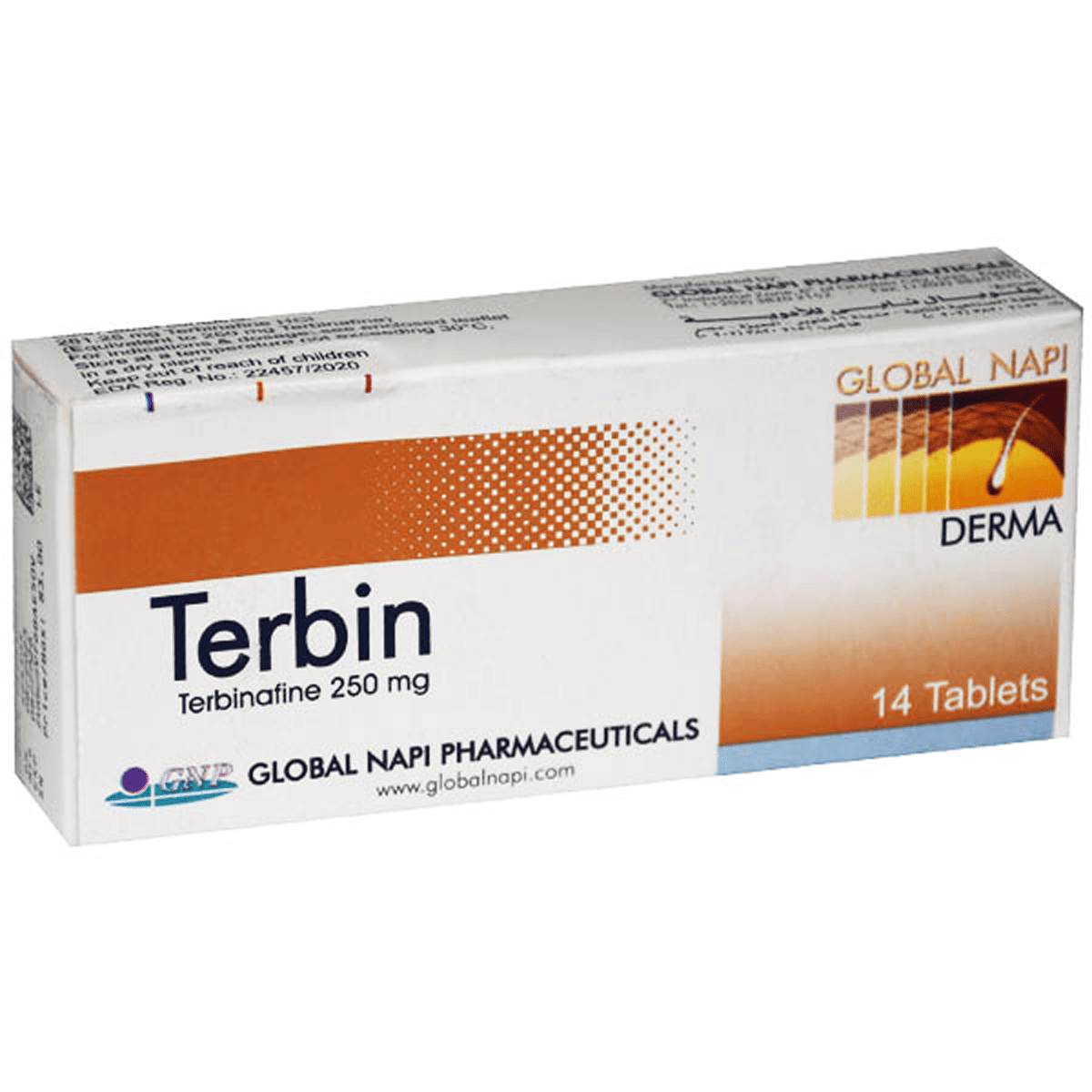 Terbin 250Mg 14 Tablets image number 0