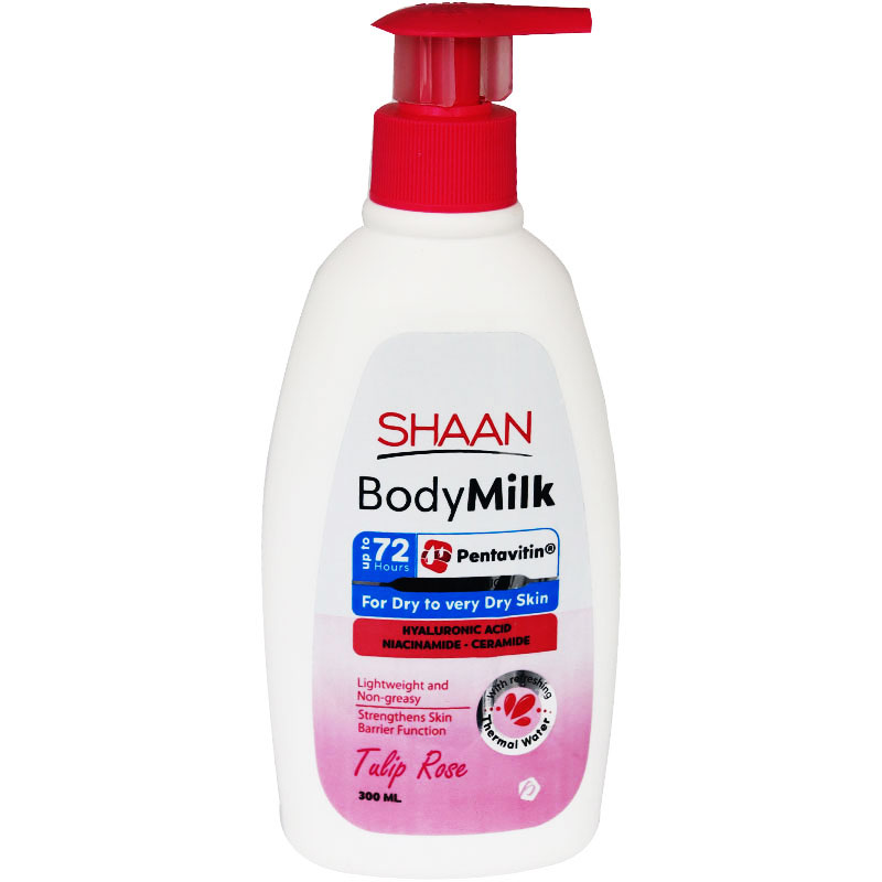 Shaan Tulip Rose Body Milk for Dry Skin 300ml image number 0