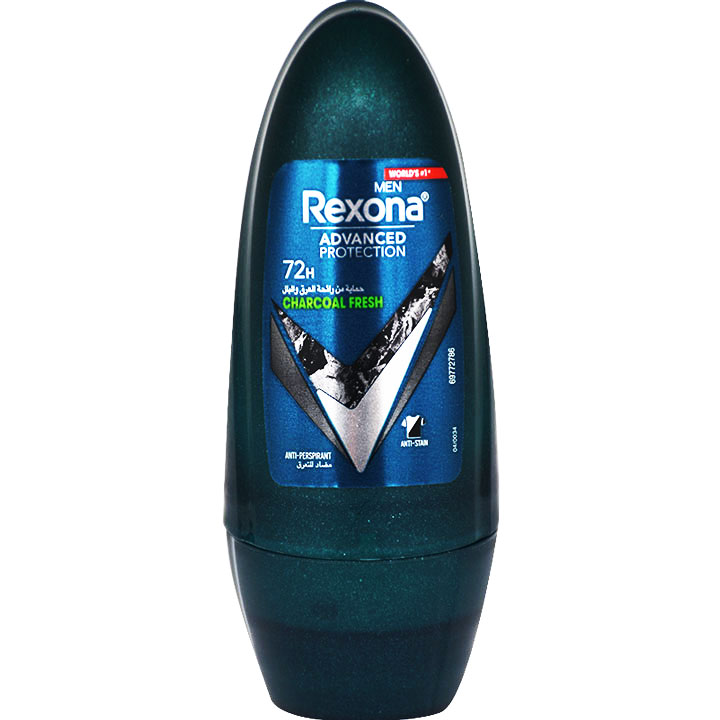 Rexona Men Charcoal Fresh Deodorant Roll On 50ml image number 0