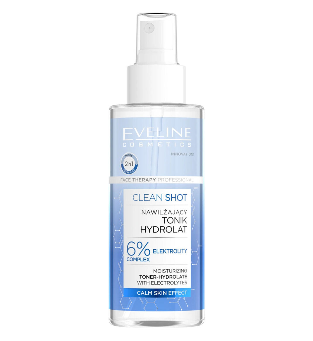 Eveline Clean Shot Moisturizing Hydrating Toner 150ml image number 0