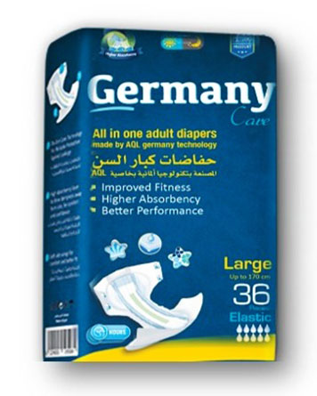 Germany Care Adult Diapers Large 36 pieces image number 0
