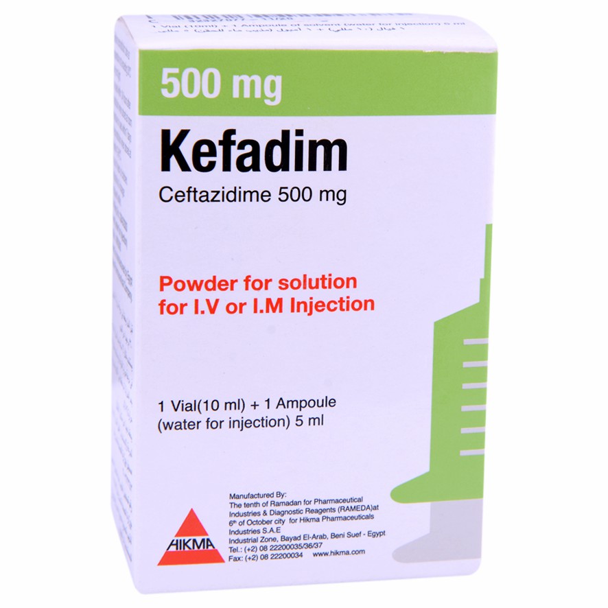 Kefadim 500mg 1 Vial image number 0