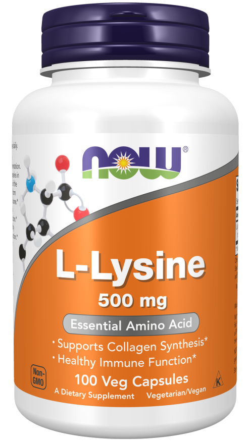 Now L-Lysine 500mg 100 Capsule image number 0