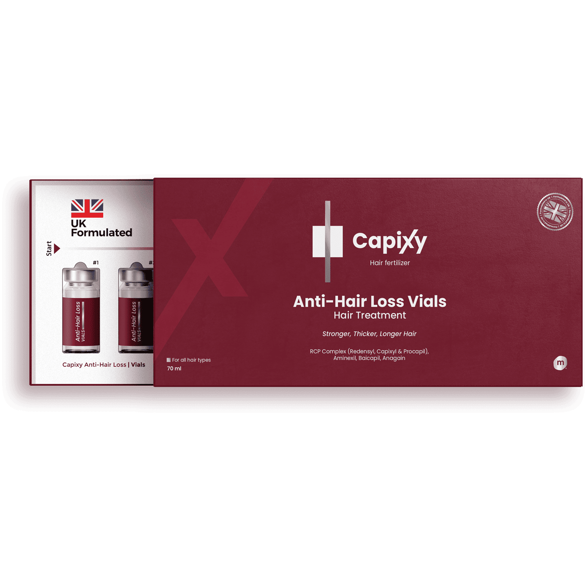 capixy Hair Fertilizer Anti Hair Loss Ampoules 7X10ml image number 0