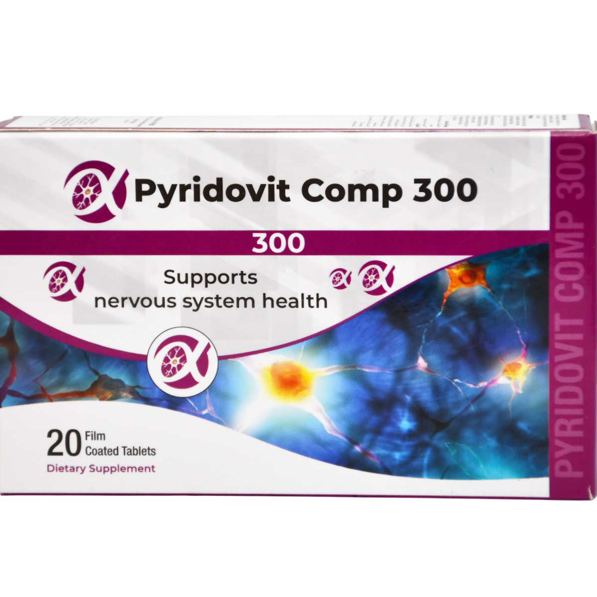 Pyridovit Comp 300 - 20 Film Coated Tablets image number 0