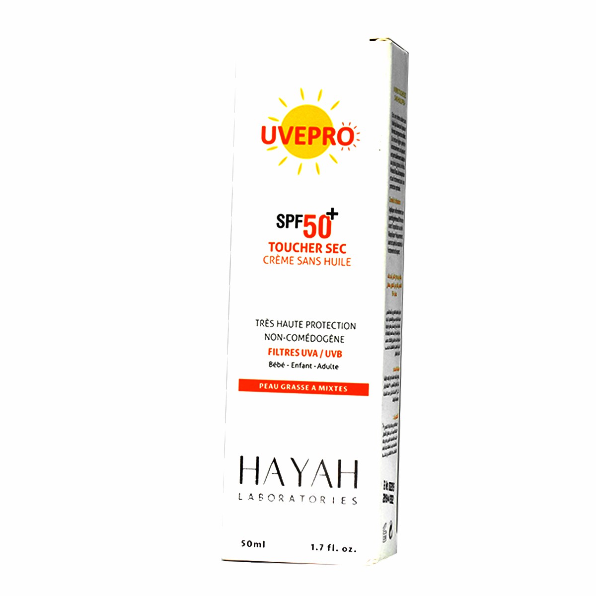 Uvepro Dry Touch Oil Free (SPF50 +) Cream 50ml image number 0