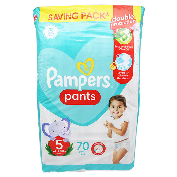 Pampers Pants(5)(12-18K)Junior 70 pieces image number 0