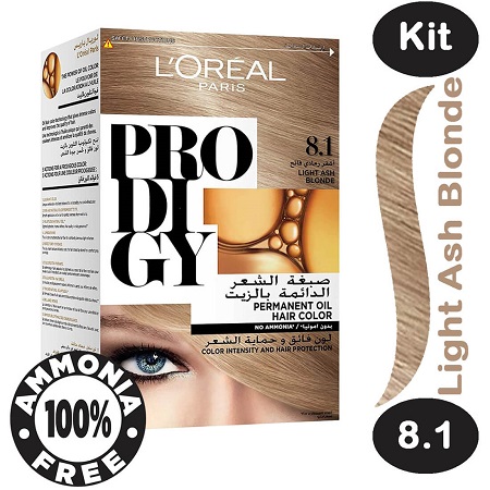 Loreal Prodigy Hair Color/8.1 Light Ash Blonde image number 0