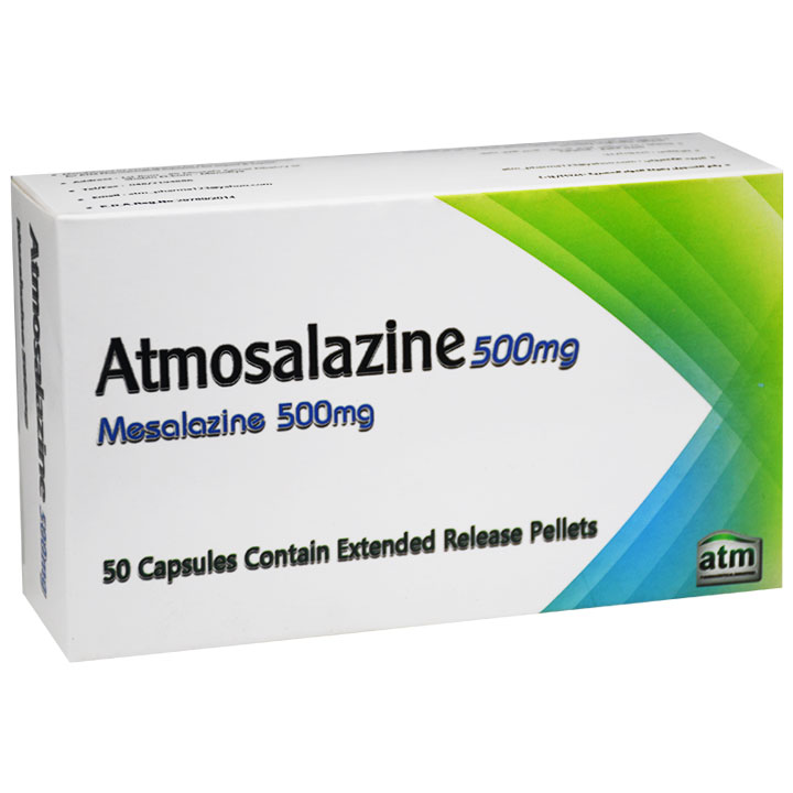 Atmosalazine 500mg 50 Capsule image number 0
