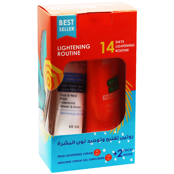 Melatime (50+) Cream gel 120ml+ Dear Lightening Cream 60ml (Offer Pack) image number 0