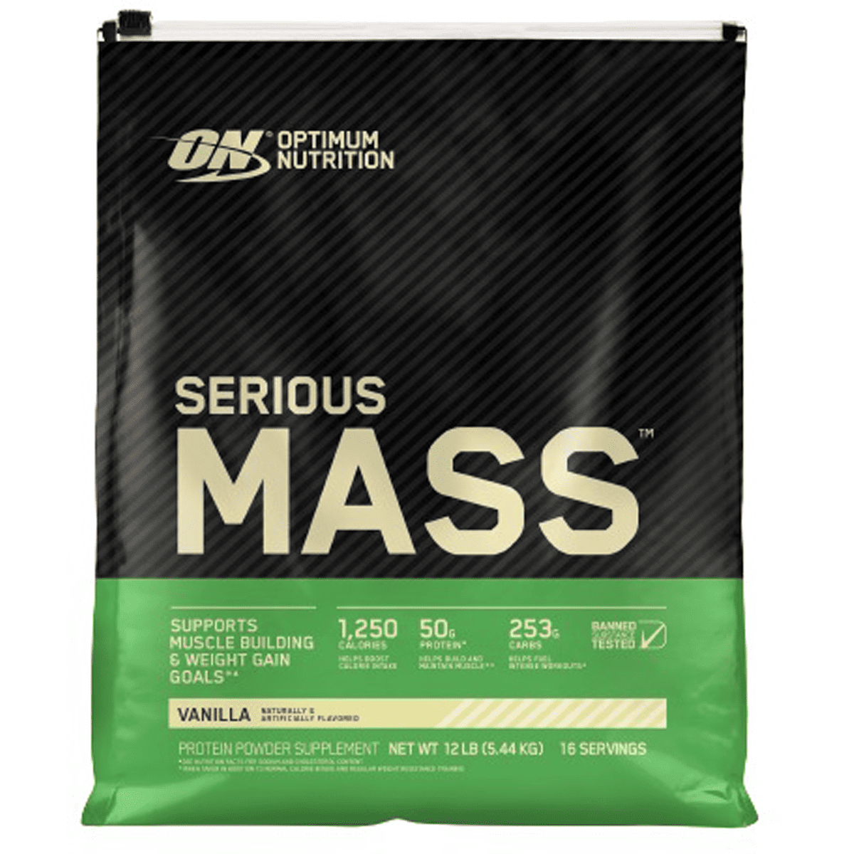ON Serious Mass Vanilla 5.44kg image number 0