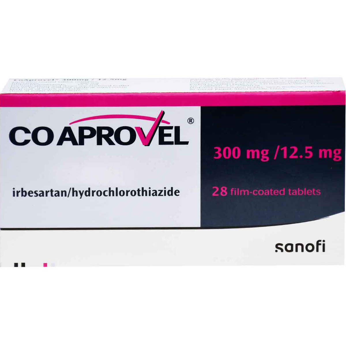 Coaprovel 300 mg/12.5 mg 28 Film Coated Tablets image number 0