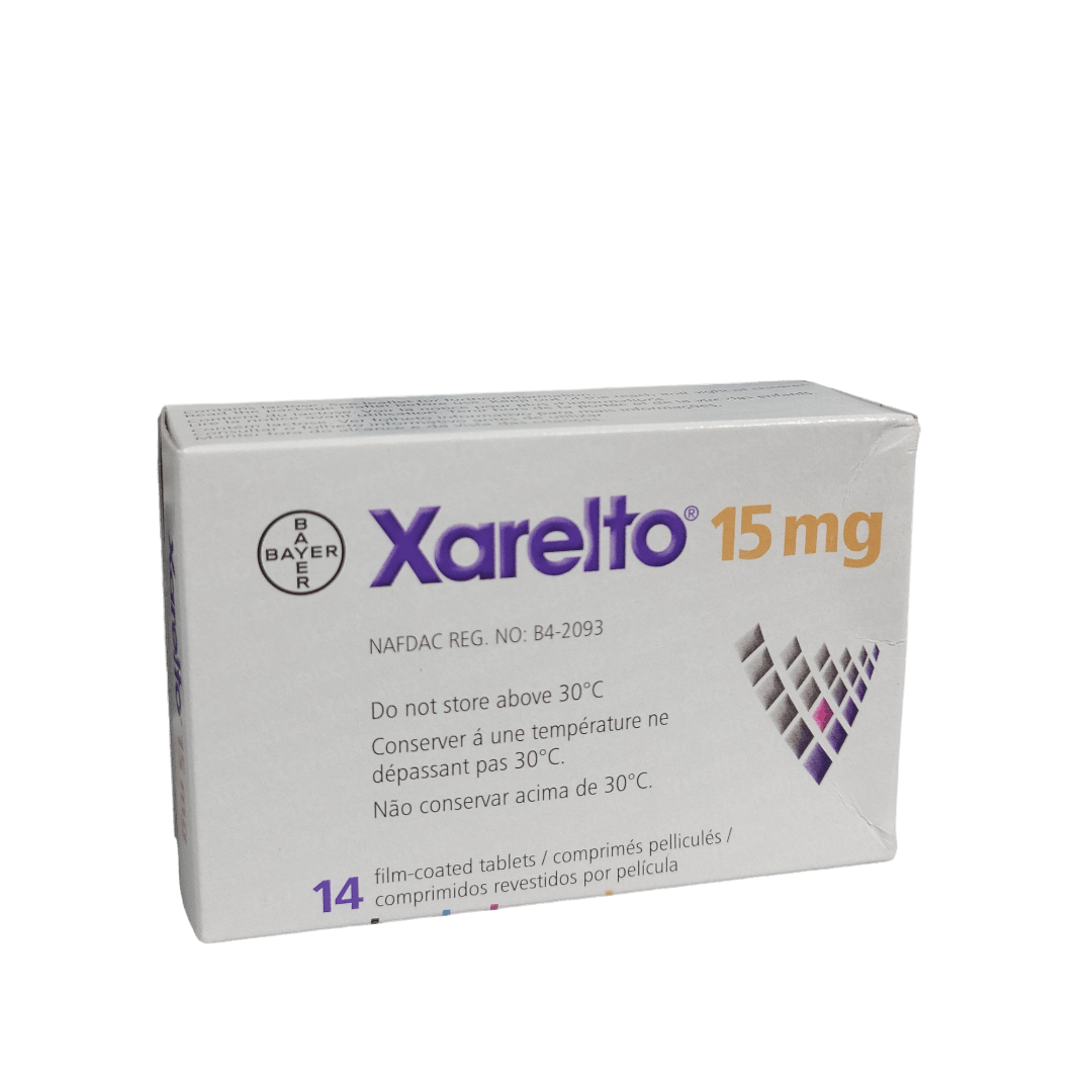 Xarelto 15mg 14 Film Coated Tablets image number 0