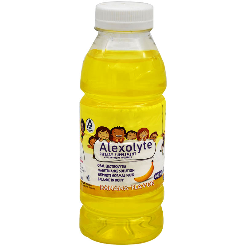 Alexolyte Banana Flavor Syrup 360ml image number 0