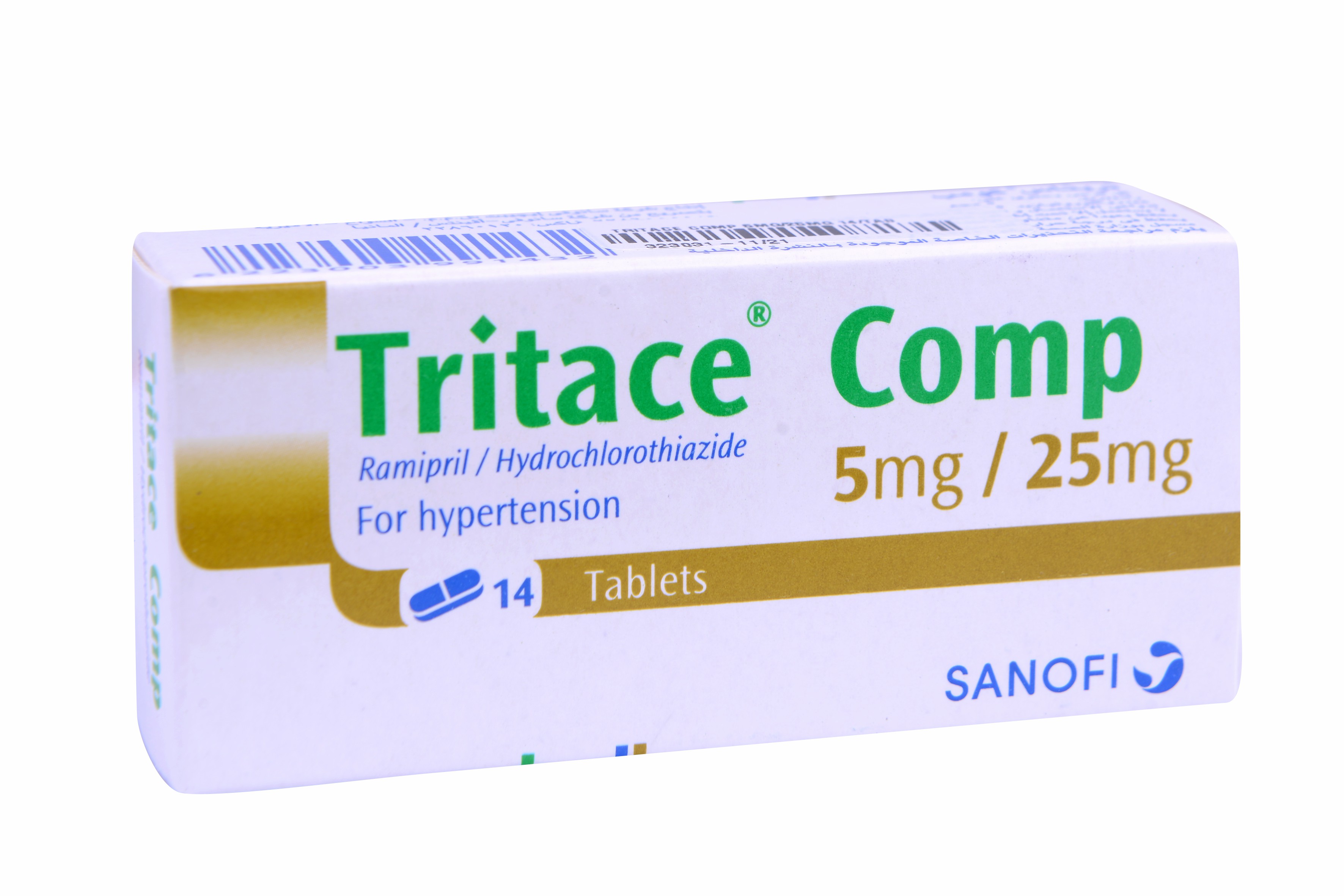 Tritace Comp 5Mg/25mg 14 Tablets image number 0