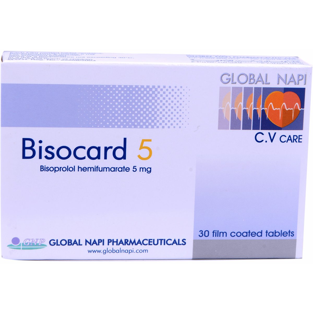 Bisocard 5mg 30 Tablets image number 0