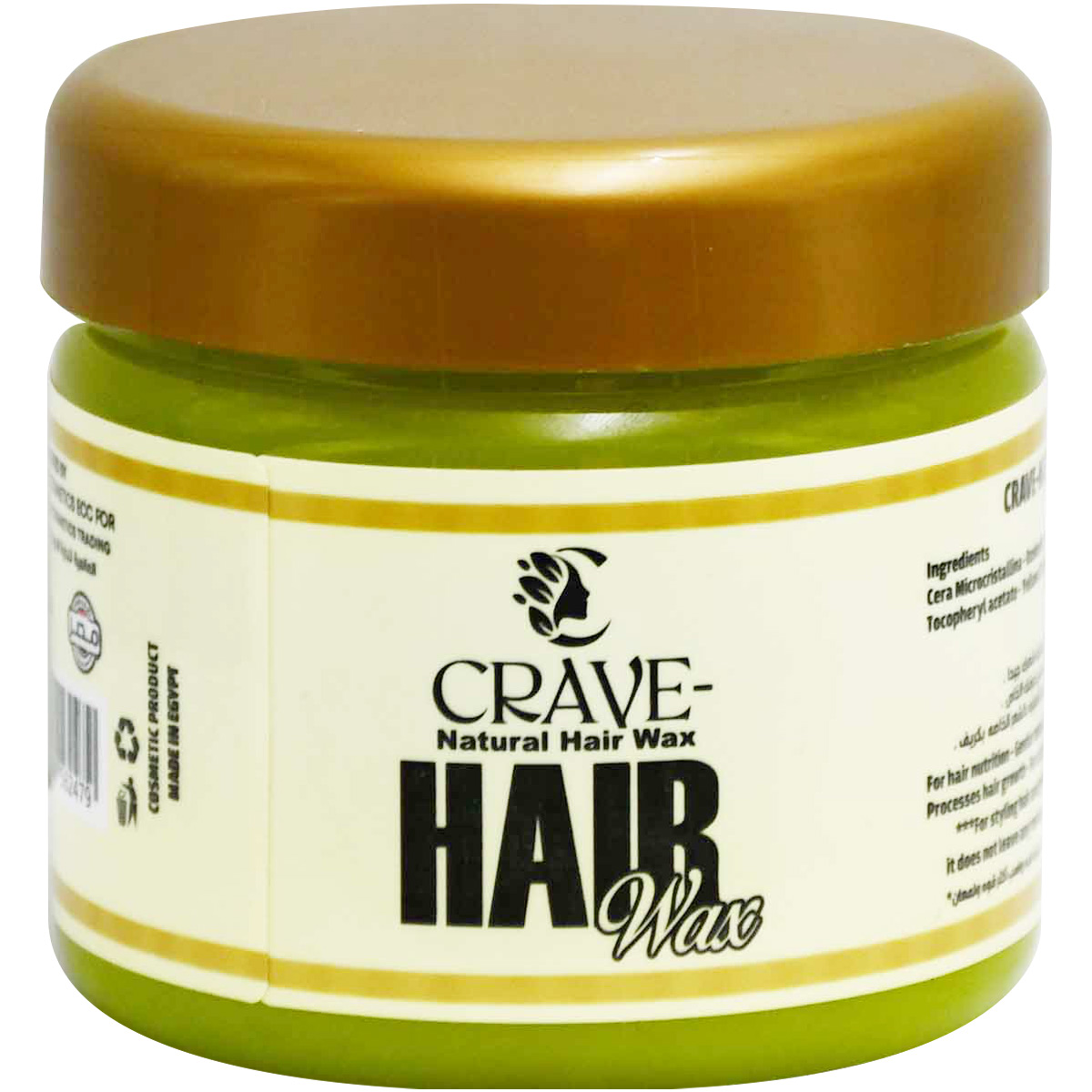 Crave Natural Hair Wax 200 gm image number 0