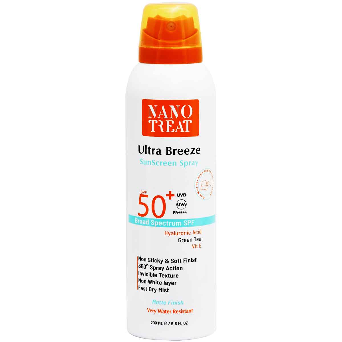 Nanotreat Ultra Breeze Sunscreen (50+) Spray 200 ml image number 0