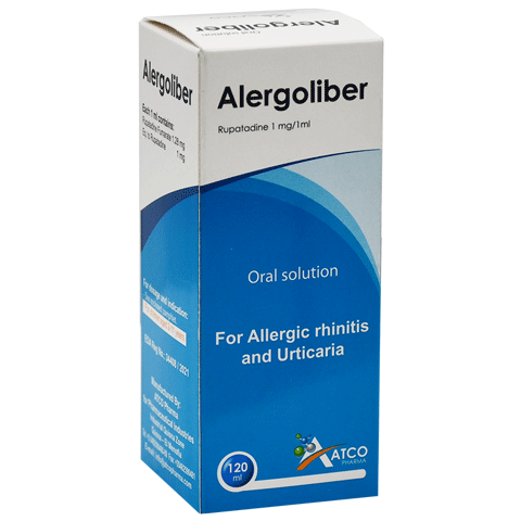 Alergoliber 1mg/1ml Syrup 120ml image number 0