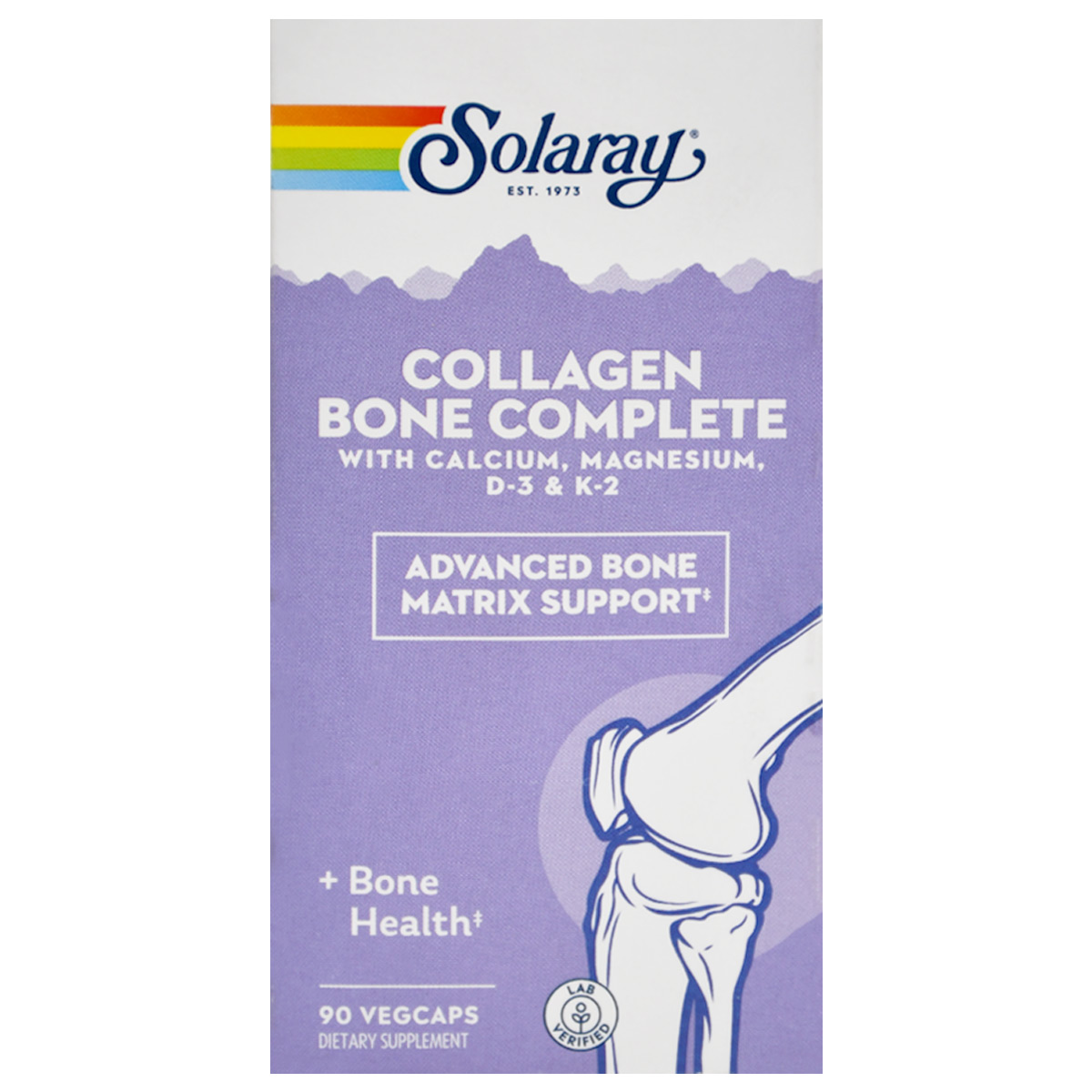 Solaray Collagen Bone Complete 90 Vegcaps image number 0