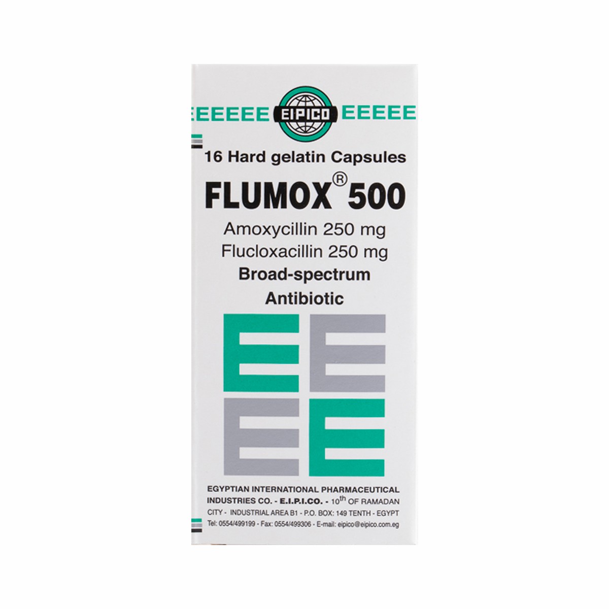 Flumox 500mg 16 Capsules image number 0