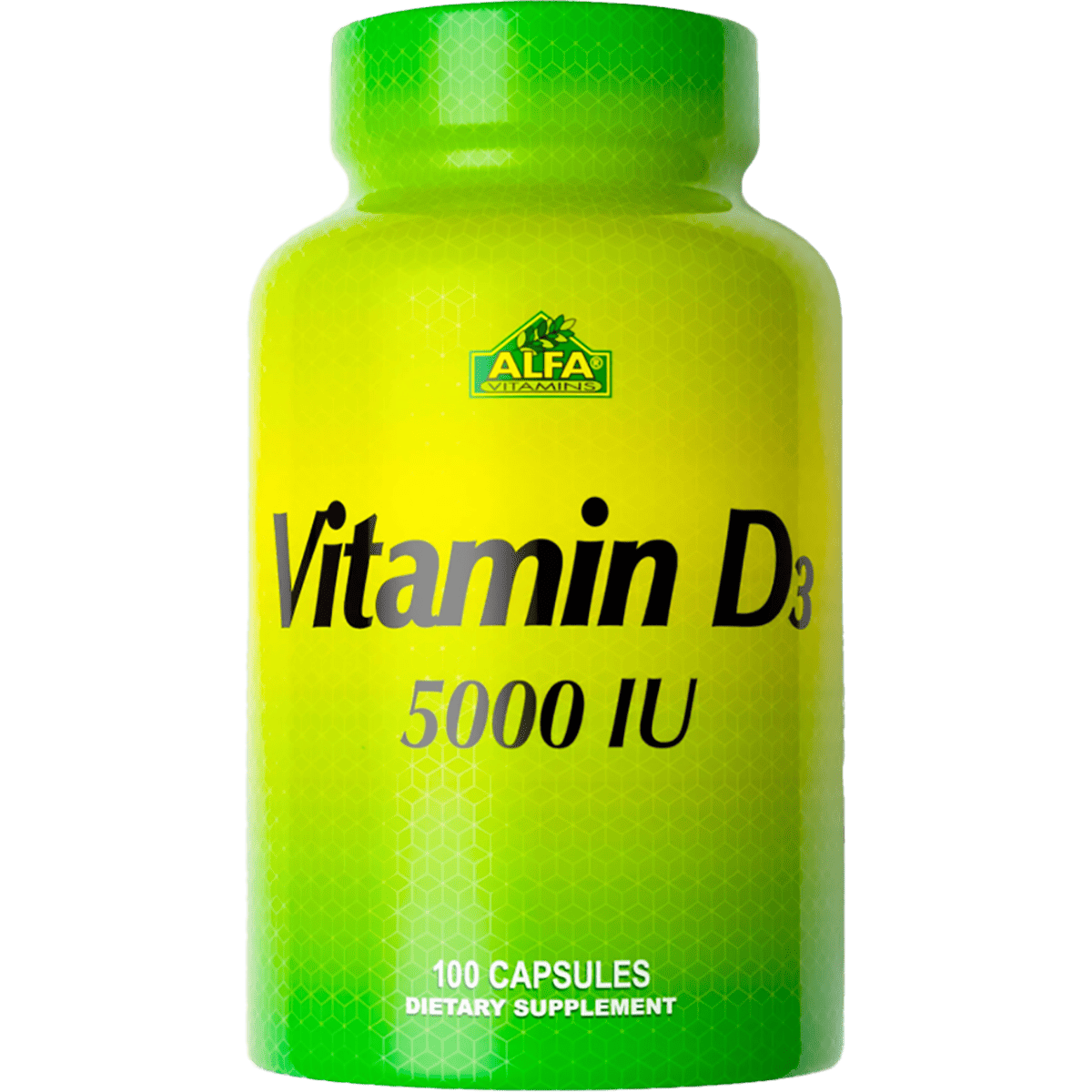Alfa Vitamin D3 5000 IU 100 Capsule image number 0