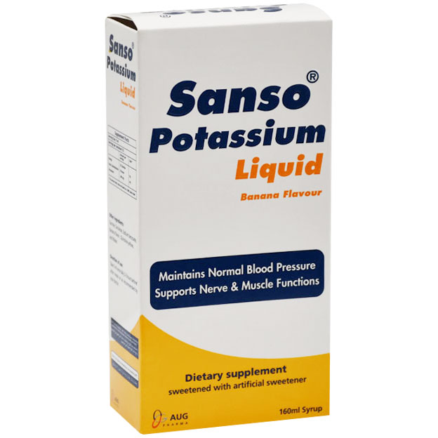 Sanso Potassium Banana Flavor Liquid 160ml image number 0