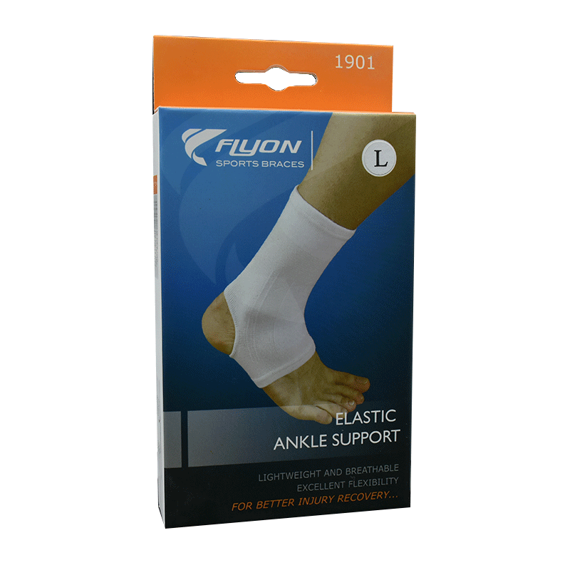 Flyon Elastic Open Ankle Support (Large) 1901 image number 0