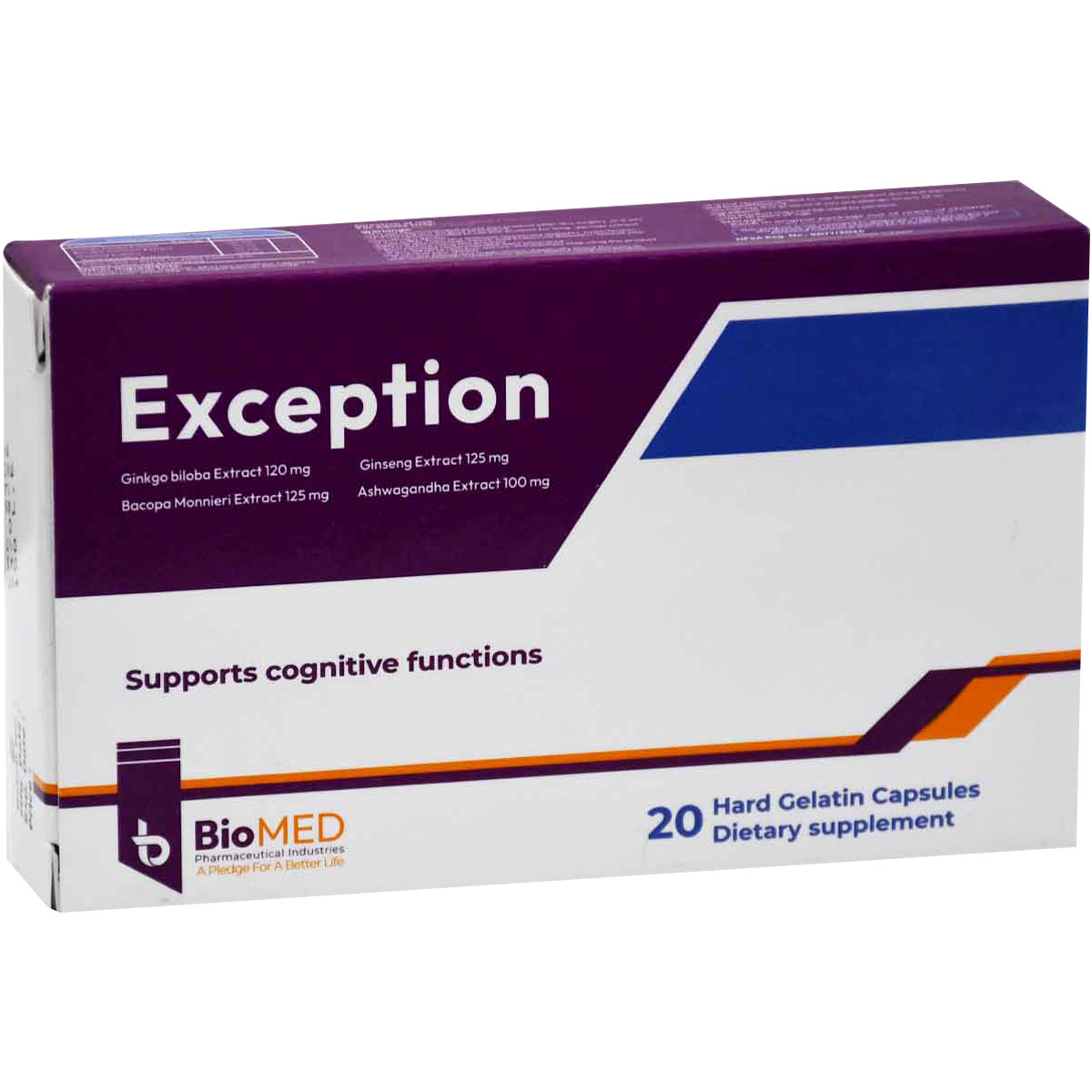 Exception 20 Hard Gelatin Capsules image number 0