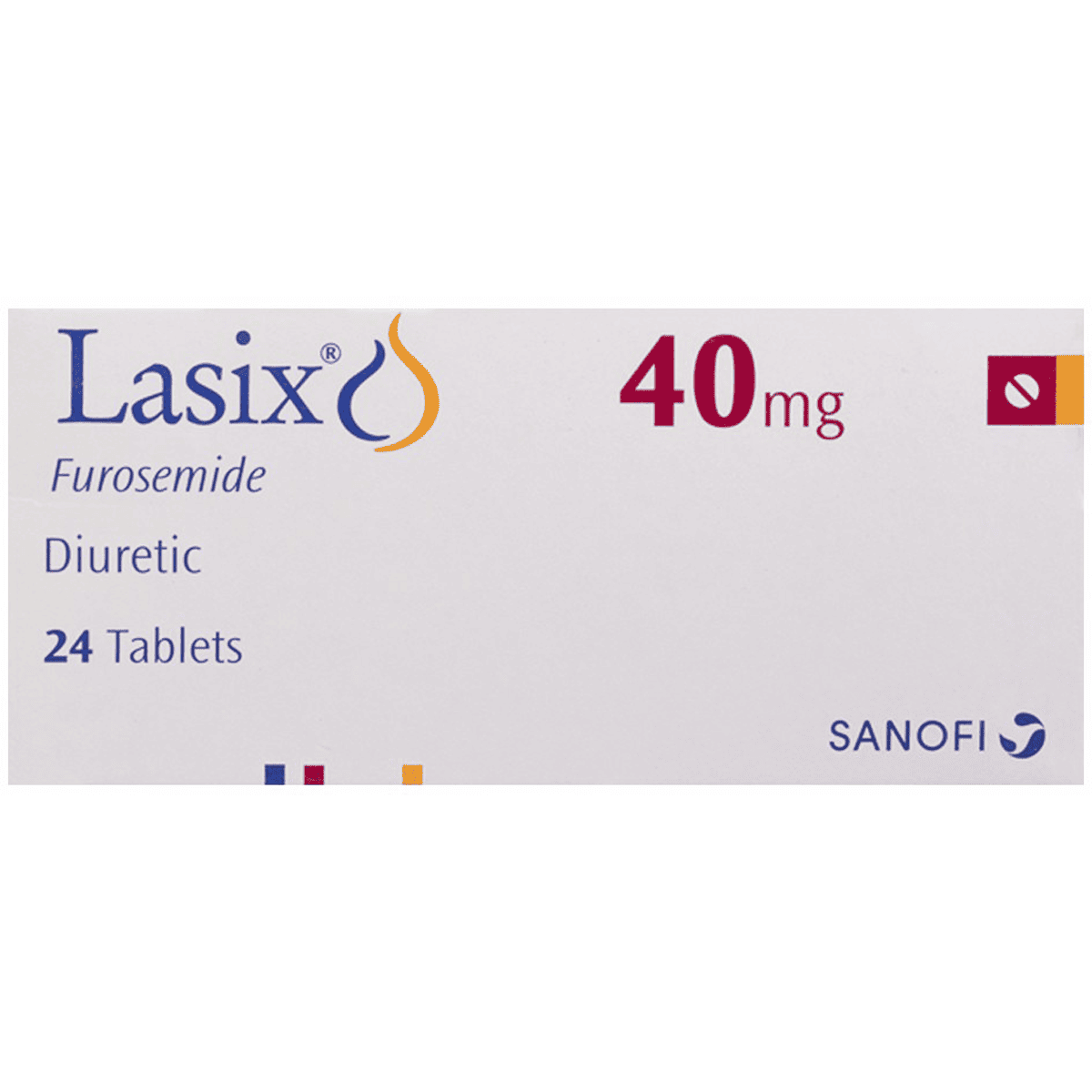 Lasix 40mg 24 Tablets image number 0