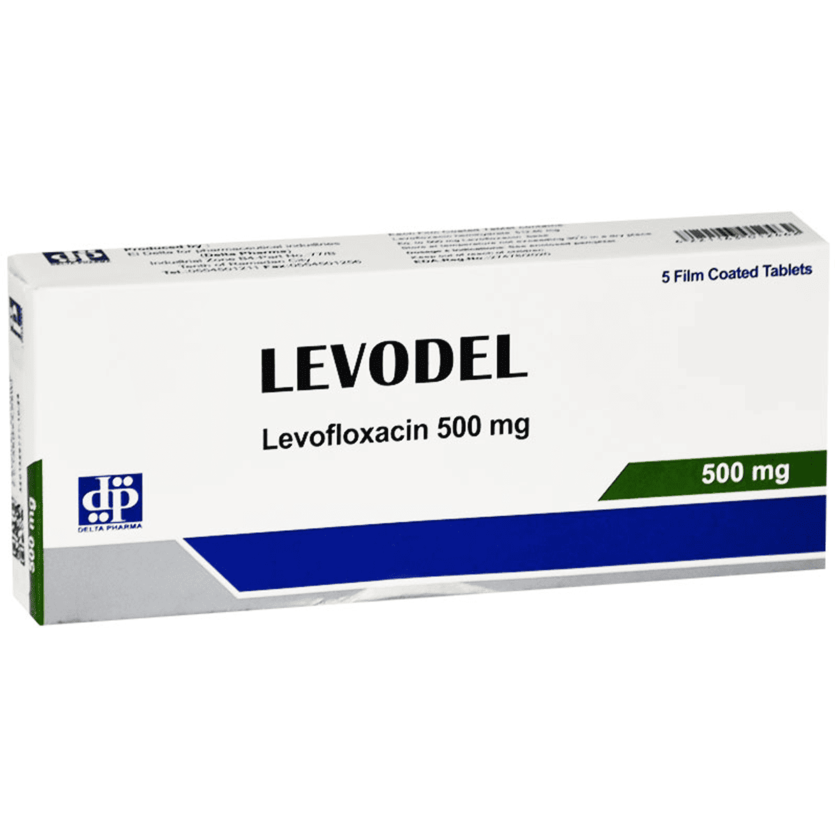 Levodel 500mg 5 Tablet image number 0