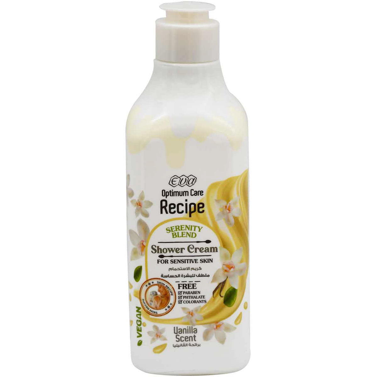 Eva Recipe Vanilla Scent Shower Cream 370 ml image number 0
