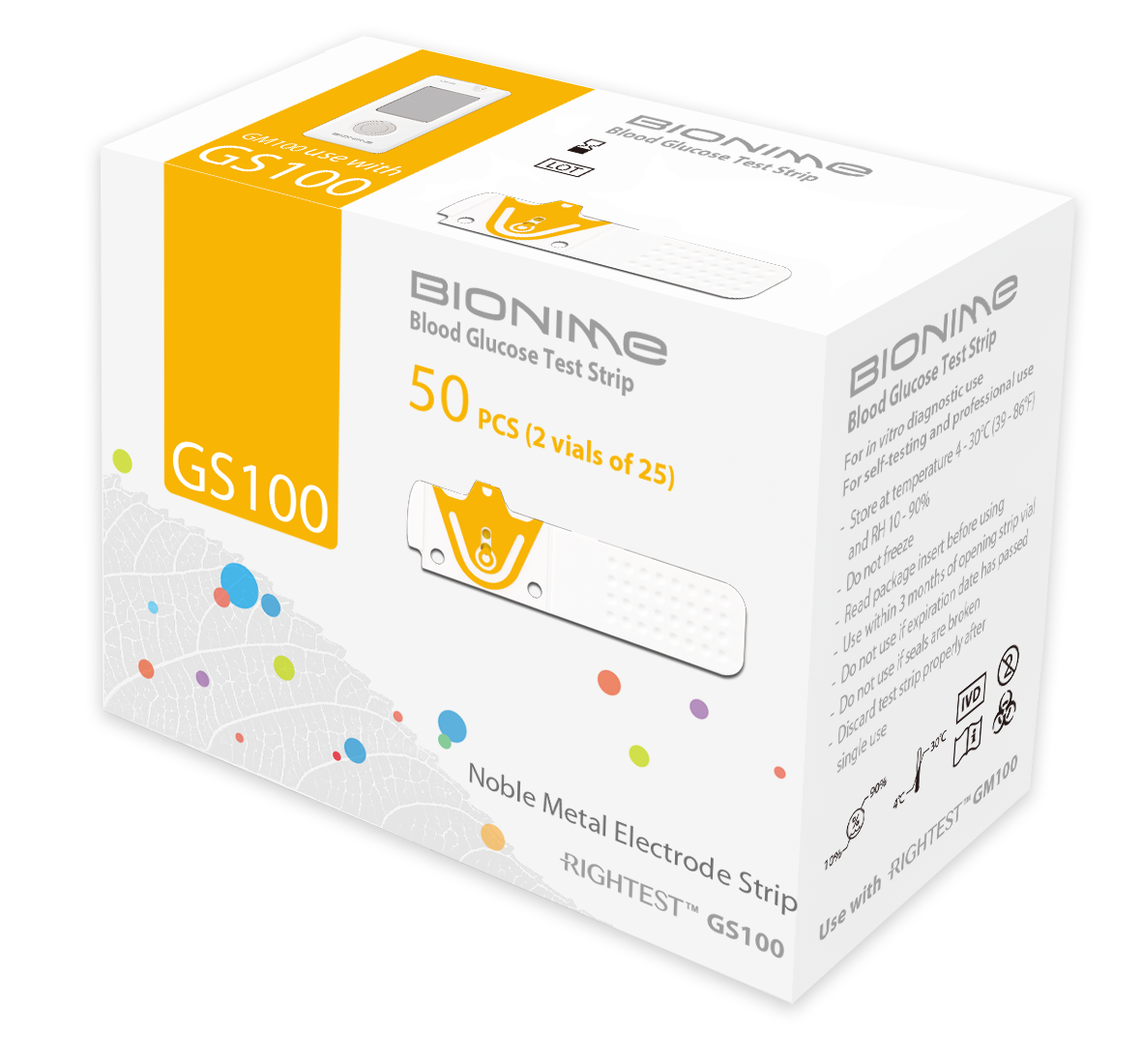 Bionime (G100) 50 Strips image number 0