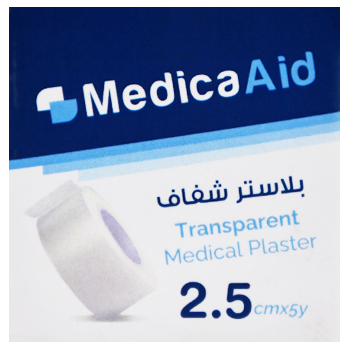 Medica Aid Transparent Plaster 2.5 cm x 5 y image number 0