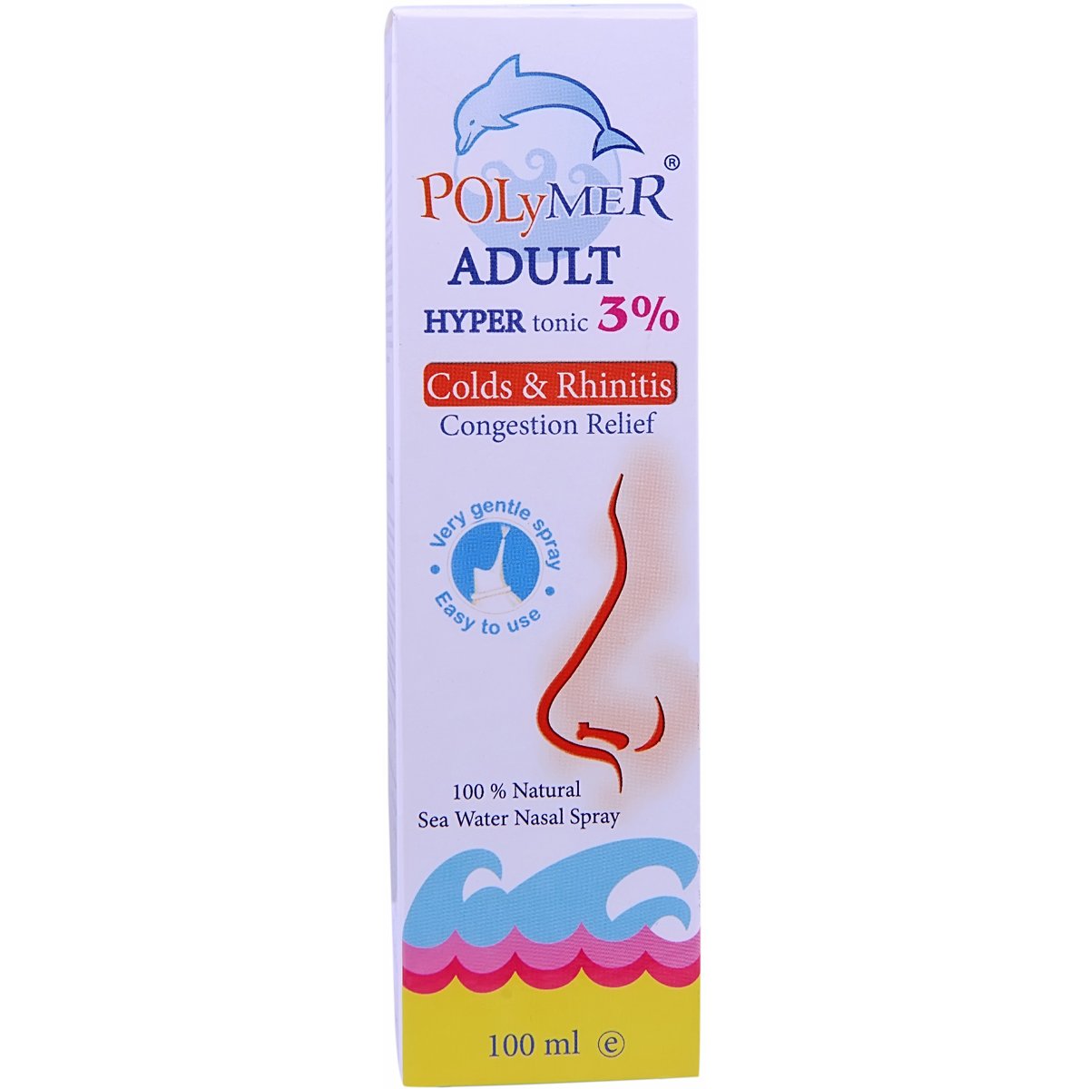 Polymer Adult (Hyper Tonic3%) 100m Nasal Spray image number 0