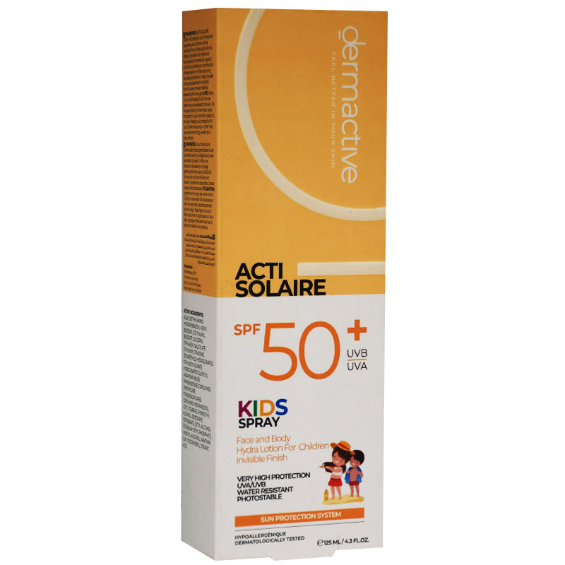 Dermactive Acti Solaire (Spf50+) Kids Spray 125ml image number 0