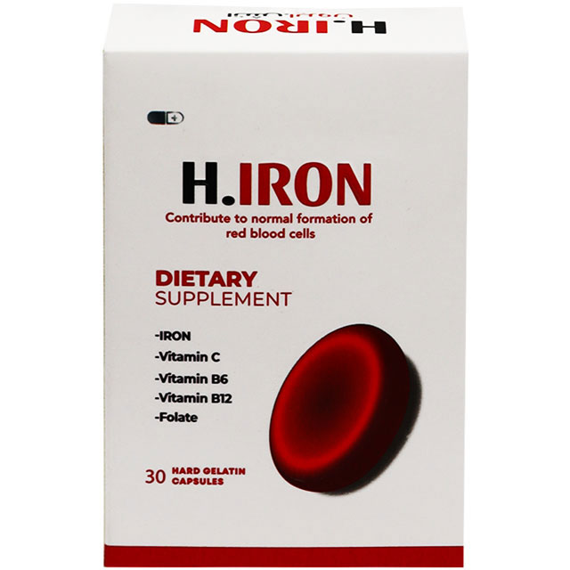 H.Iron 30 Hard Gelatin Capsules image number 0