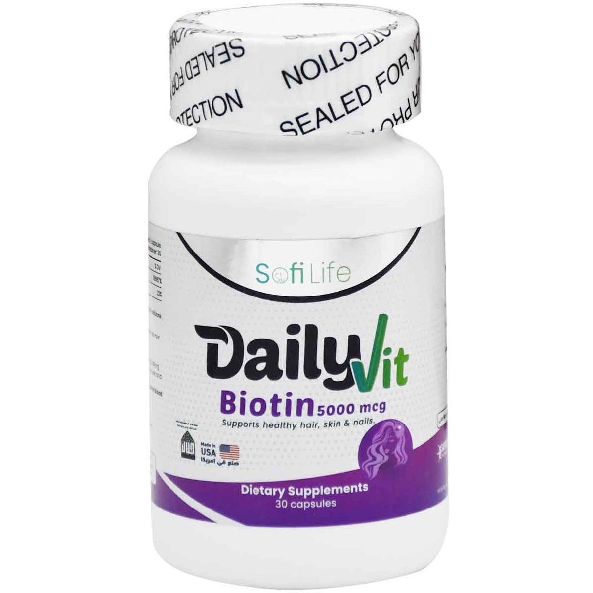 Sofi Life Daily Vit Biotin 5000&mu; 30 Capsules image number 0