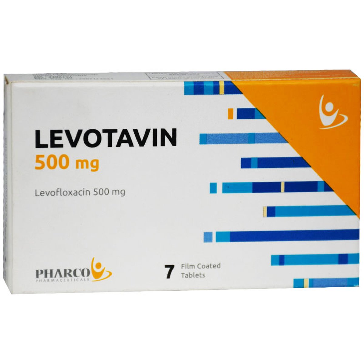 Levotavin 750mg 7 Scored Film Coated Tablets image number 0
