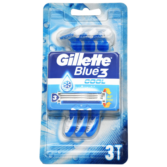 Gillette Blue 3 Cool Comfort fresh 3 Pieces image number 0