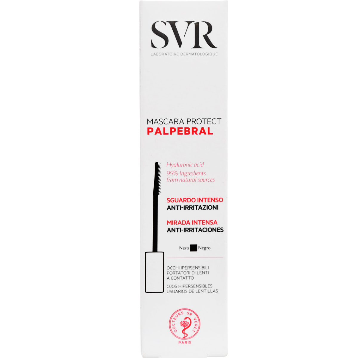 SVR Palpebral Mascara Black 9ml image number 0